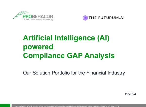 Zusammenarbeit von PROBERACOR und THE FUTURM.AI